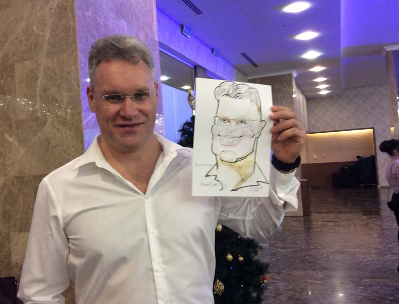 шаржист Михаил Шабалин Мишель Минск