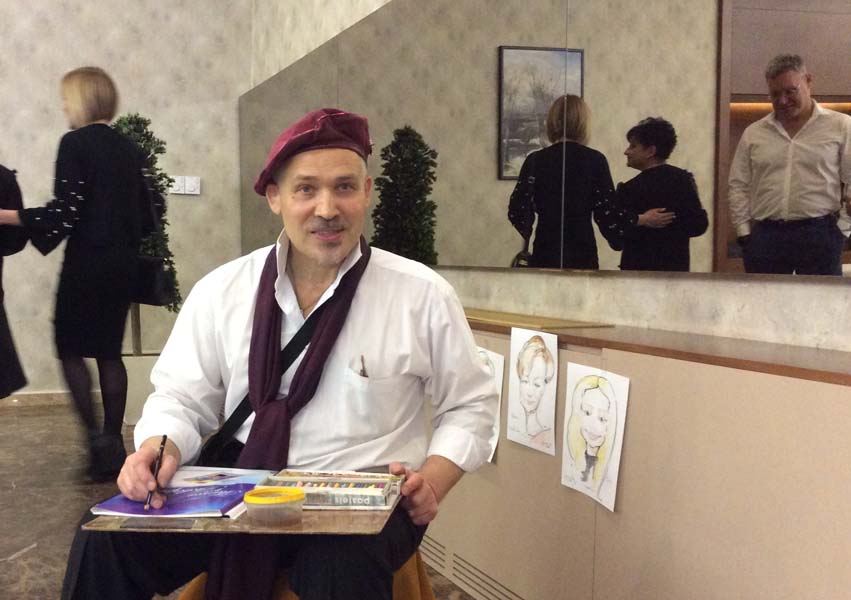 Рисовальщик создал выставку работ